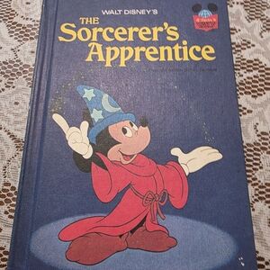Vintage Walt Disney's The Sorcerer's Apprentice Book Hardcover